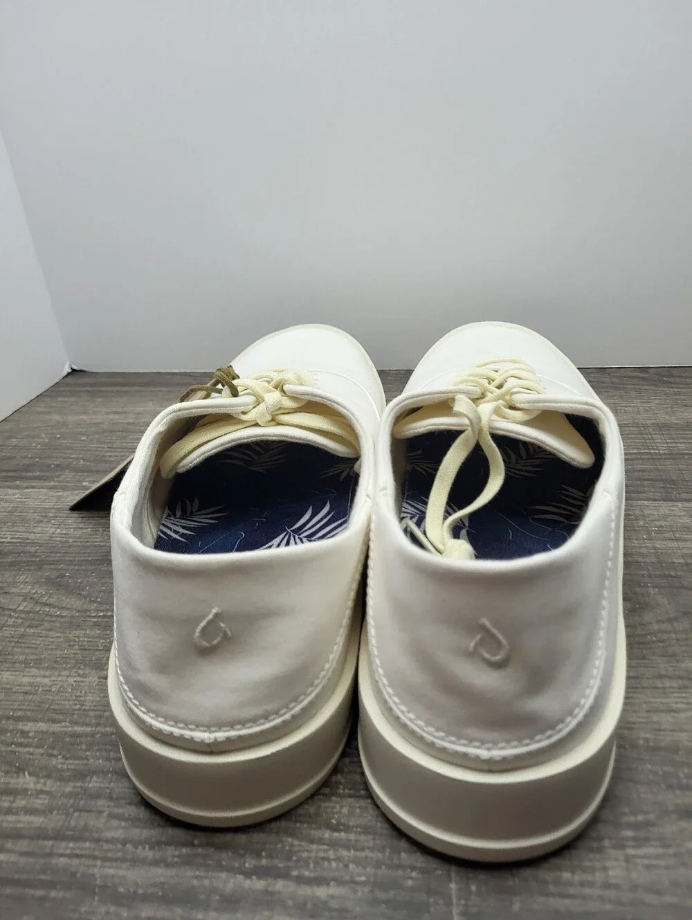 OluKai Tradewind Canvas Casual Sneakers Mens Size 11 Off White New_6